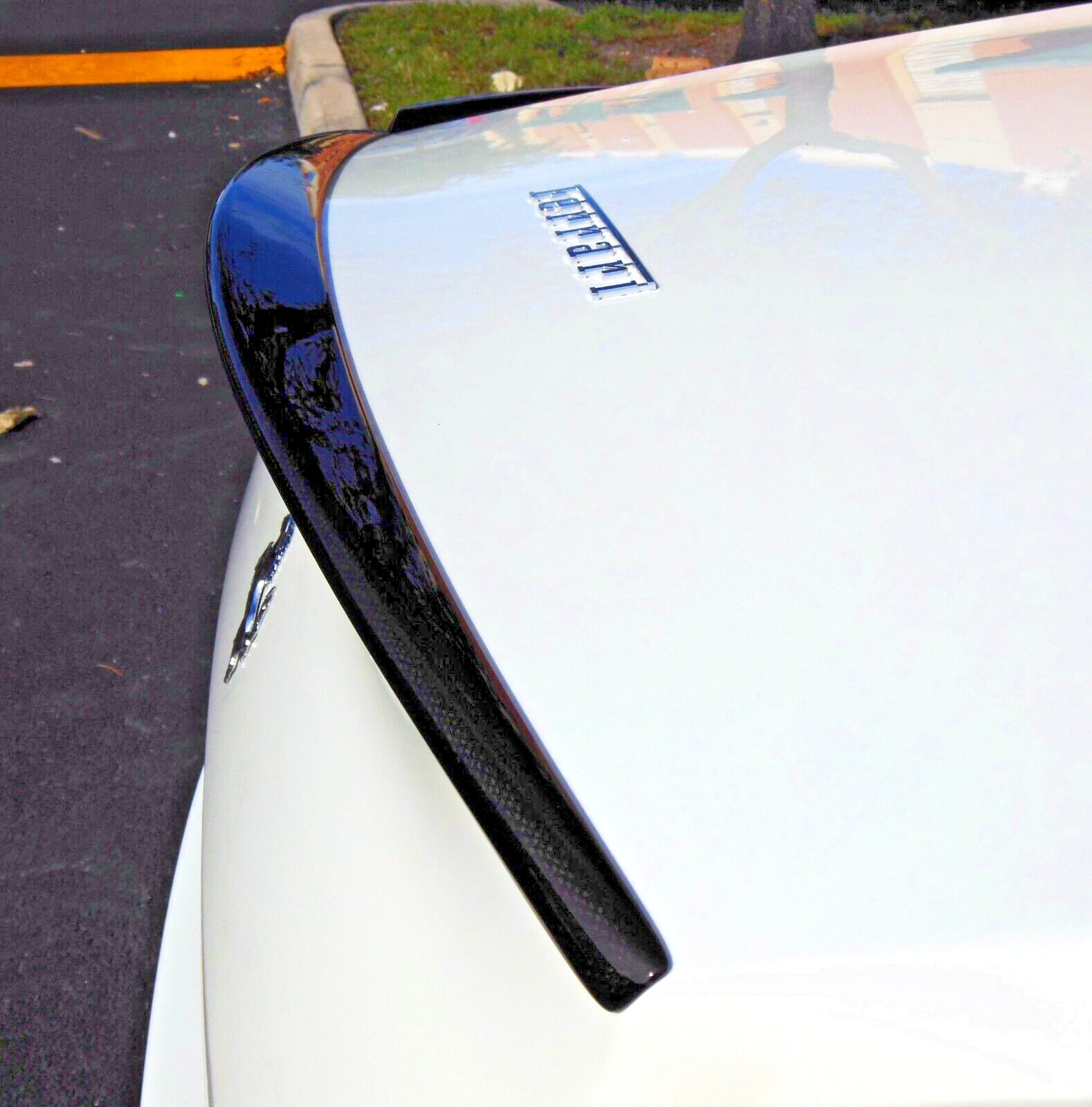 2008-13 Ferrari California Tesoro Flush Mount Trunk Lip Spoiler CF Made in USA