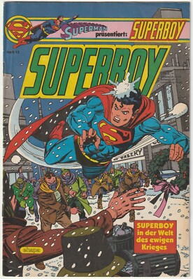   SUPERBOY #13/1983 + Sammelmarke, Ehapa/DC Comics COMICHEFT Z1/1-