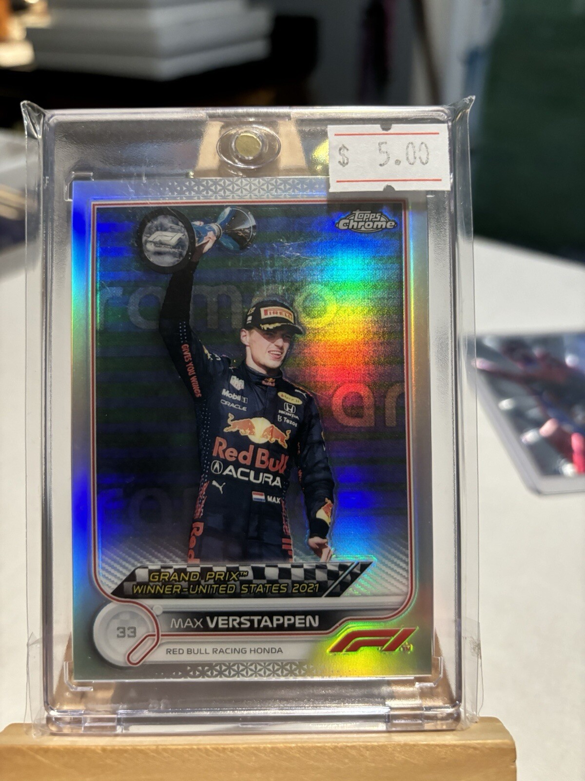 2022 Topps Chrome Formula 1 - Grand Prix Winners Refractor #167 Max Verstappen