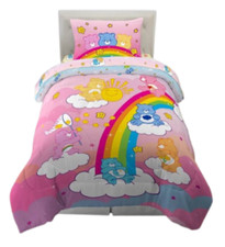 Care Bears "Walk on Sunshine" Kids Reversible Bed Set-W84633208554, W84618150394