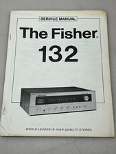Fisher Model 132 Original Service Manual Free Shipping