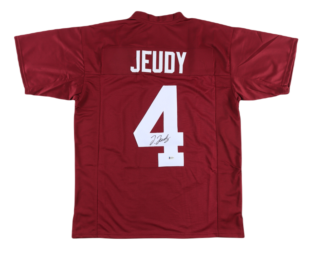 JERRY JEUDY Autographed Jersey Alabama Crimson Tide Beckett COA Custom