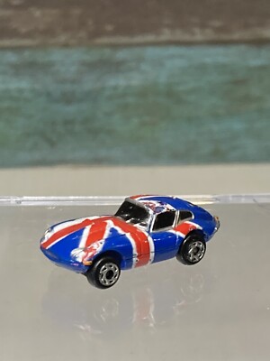 Micro Machines Jaguar Car E-Type Union Jack Best of Europe Collection RARE Vtg