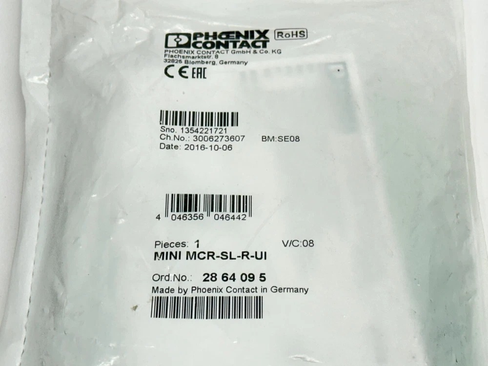 1PC NEW Phoenix Contact MINI MCR-SL-R-UI Resistance/Potiposition Transducer 2864