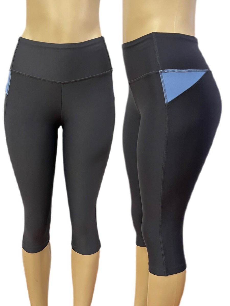 Marika Tek Womens Gym Yoga Fitness Sport Cropped Leggings Small