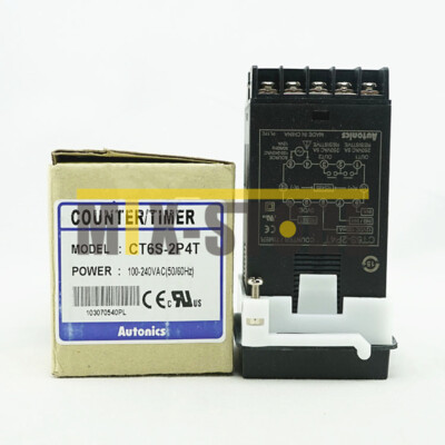 1pcs New Autonics pulse Counter timer CT6S-2P4T