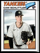 Topps Heritage 2026 Baseball Cam Schlitter Yankees