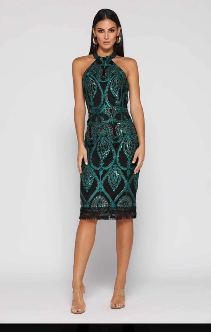 slim fit dress slacks Shevaun Gown by Elle Zeitoune