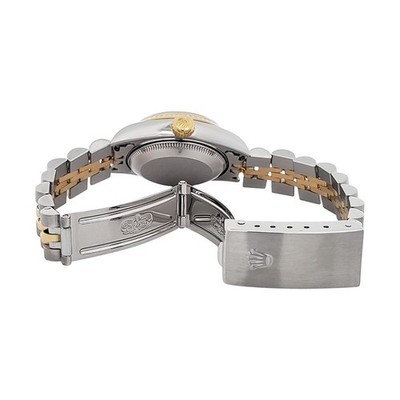 Rolex Datejust Factory Red Vignette Diamond Yellow Gold/Steel