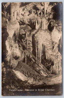 Antique South Africa Postcard OUDTSHOORN Cango Caves Entrance