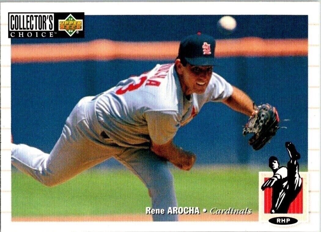 Rene Arocha St. Louis  Cardinals 41 Upper Deck 1993 Baseball Card