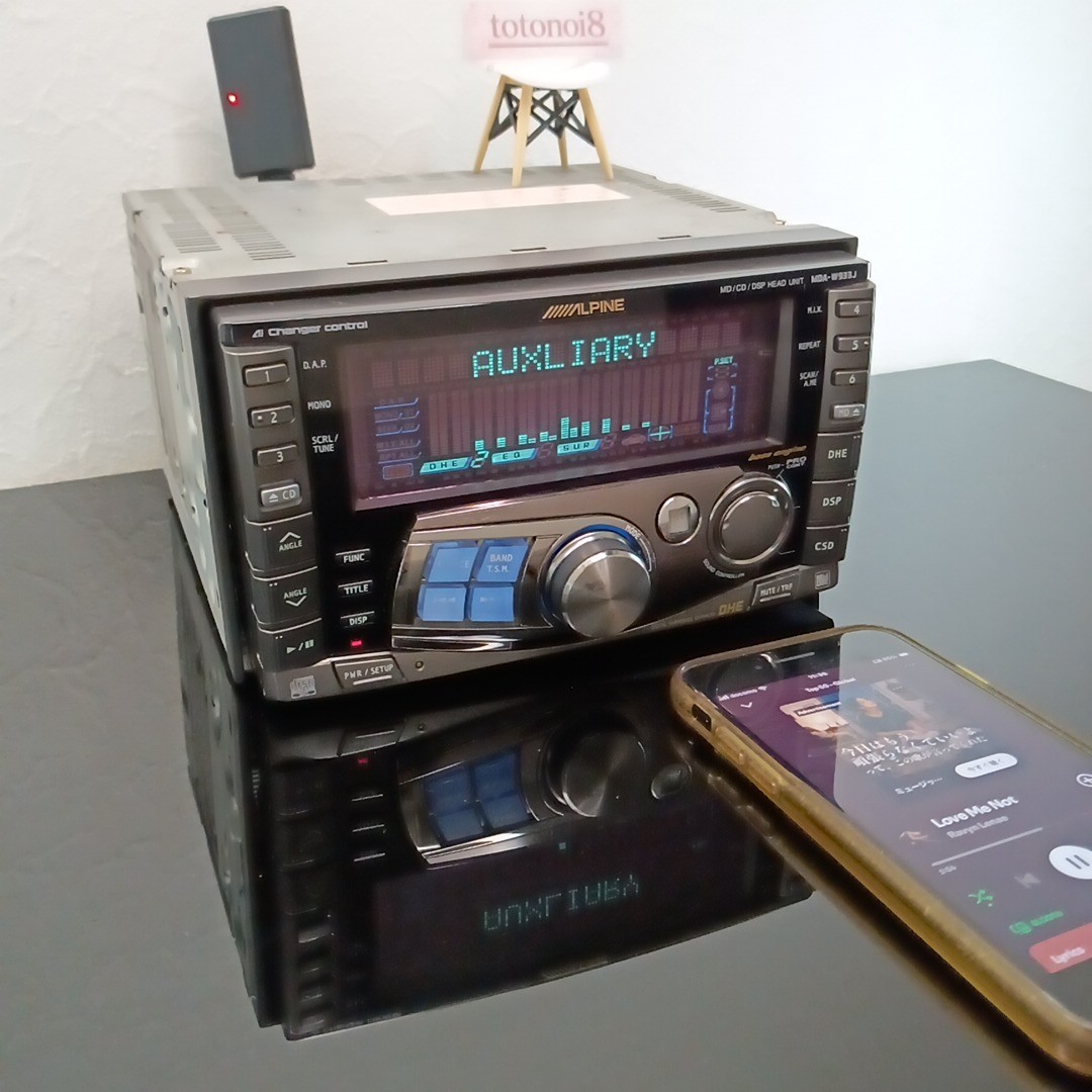 Alpine MDA-W933J 2DIN Car Audio CD MD Head Unit DSP AI-NET