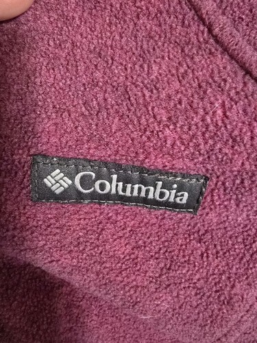 Girls Columbia Pink Fleece Full Zip Jacket Size XS (6/6x) - Picture 4 of 5
