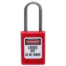 MASTER LOCK S31RED Lockout Padlock,KD,Red,1-7/8"H 6MCT0