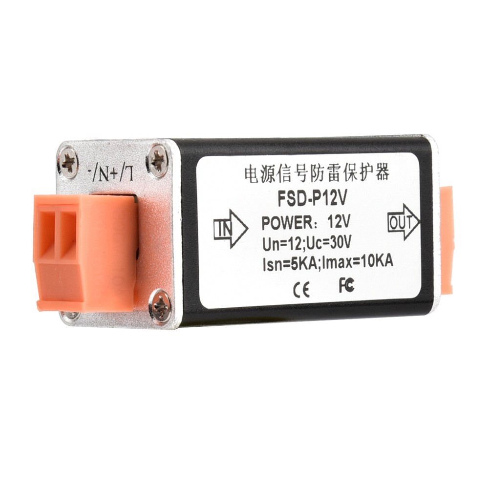 Single Channel Power Surge Protector Thunder Lighting Arrester Protec-tion Devic