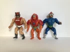 Vintage MOTU Figures Toy Lot Beast Man Zodac And Mek A Neck He-Man