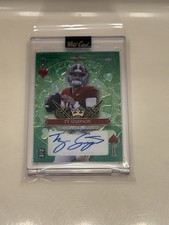 Wild Card 5 Card Draw 2024 Ty Simpson Alabama Green Auto 3/3 NCAA Football