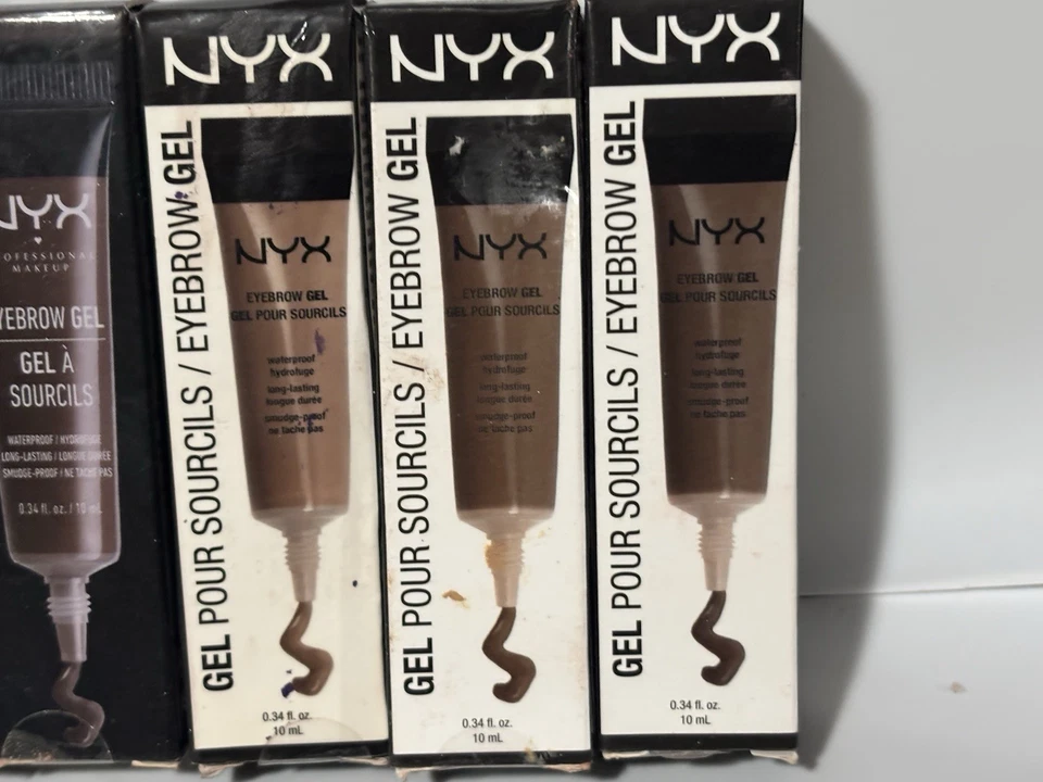 7X Lot NYX EYEBROW GEL WATERPROOF #EBG01 BLONDE #EBG02 BRUNTTE #EBG03, #EBG04 ++ - Image 2 of 4