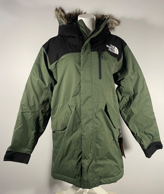 THE NORTH FACE Men's Bedford Down Hooded Parka, Thyme, S - NWT, McMurdo