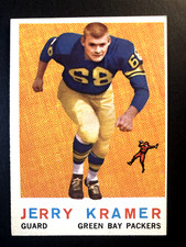 JERRY KRAMER - '59 TOPPS #116 (11 SEASONS GB) (2X SUPER BOWL) (ROOKIE CARD!)VGEX. rookie card picture