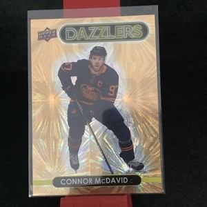 2021-22 Upper Deck Connor Mcdavid Orange Dazzlers Insert Card DZ-19