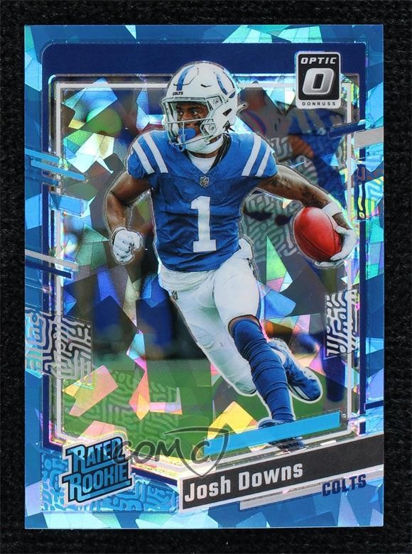 2023 Panini Donruss Optic Rated Rookie Ice Prizm 8/15 Josh Downs #248 16wc