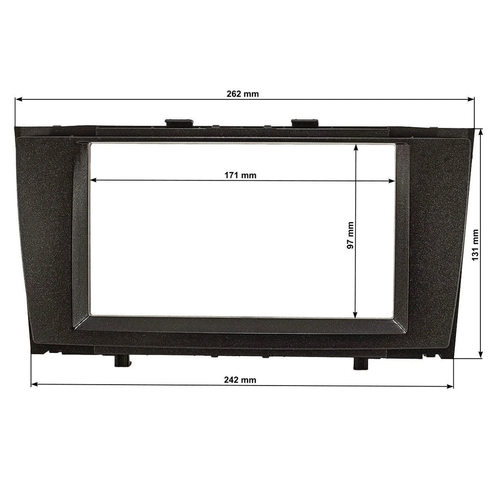 Cache radio 9 pouces tablette compatible avec Toyota Avensis T27 2008-2018 noir - Photo 4/4