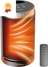 Space Heater, WINHL Small 9.9''/70° Oscillation, black 