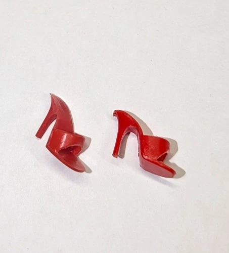 Vintage Barbie Doll - RED Open Toe Shoes (JAPAN)