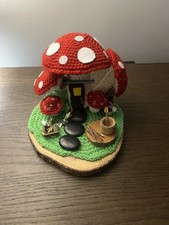 Crochet Mushroom House