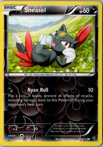 Sneasel 60/114 Reverse Holo XY Steam Siege