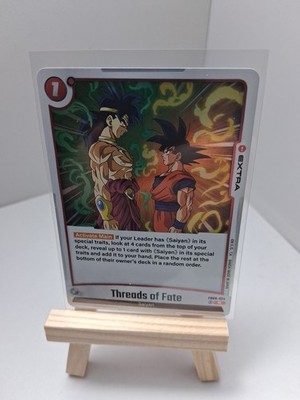 Threads Of Fate Saiyan Rare Fb08-024 Extra Dragon Ball Fusion World Holofoil NM