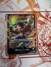 One Piece Monkey.D.Luffy 001 L Starter Deck 14: 3D2Y ST14-001 English Foil NM