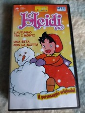 COPPIA DI VIDEOCASSETTE VHS DI " HEIDI " DA COLLEZIONE 
