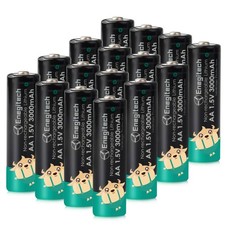 AA Lithium Batteries, 3000mAh 1.5V Double A Battery 10 Year Shelf Life 16 Pac...
