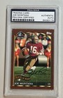 🔥 Joe Montana Signed Topps Class Of 2000 HOF PSA/DNA Certified Auto RARE!