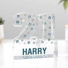 21st Birthday Gift For Him Son Men Grandson Boyfriend 21 Today Keepsake Present