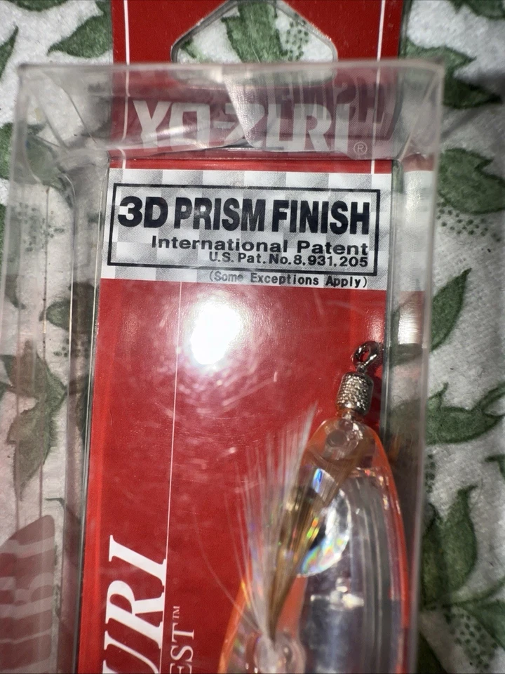 Yo-zuri Ultra 3-D Lazer M2 SS Acabado Prisma OG Rojo 3/3/8 M2 Og 85mm M Japón Foto 2 de 4