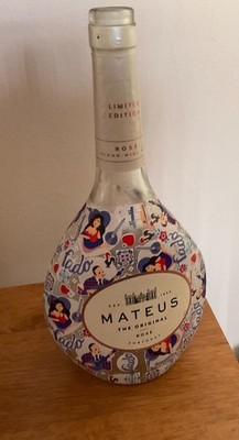 FLASCHENSAMMLER UNIKAT MATEUS ROSE LIMITED EDITION