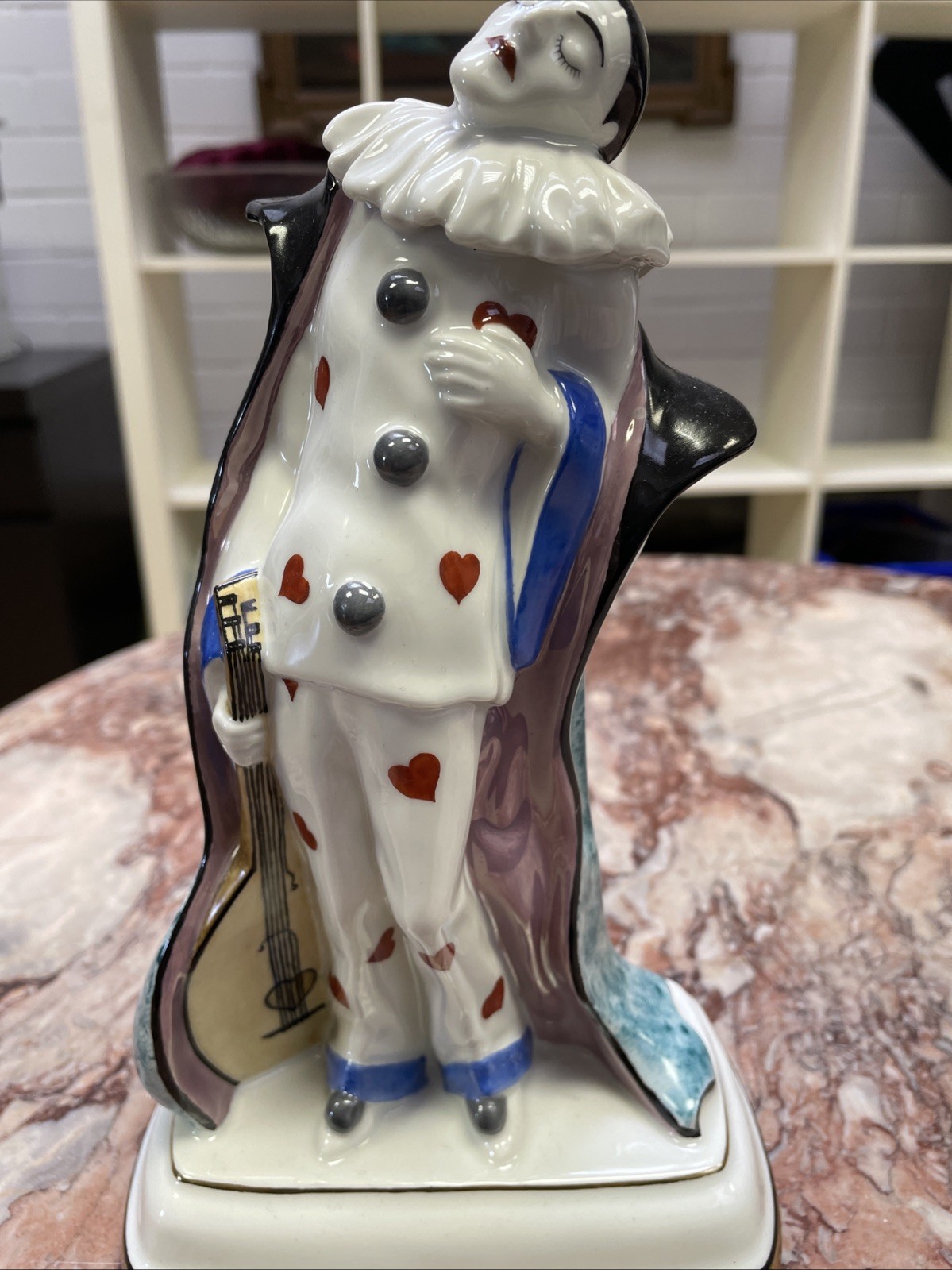 Bavaria gemarkt GKC W Porzellan Figur Clown