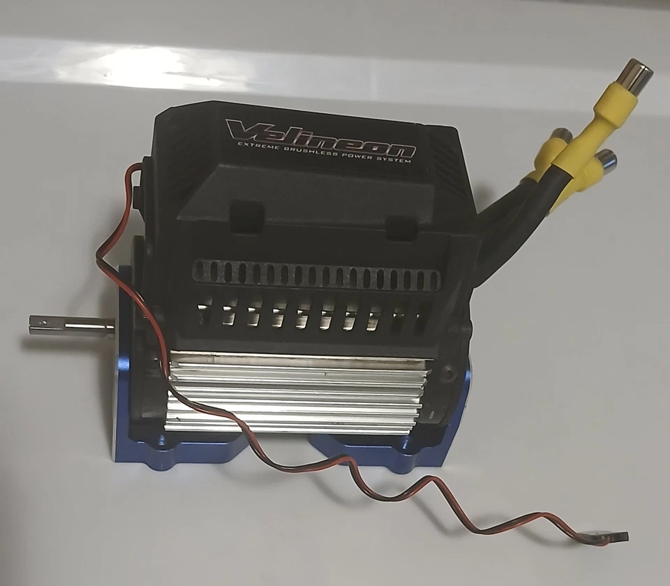 XMAXX 1275 KV MOTOR TRAXXAS ALUMINIO MOTOR MONTA DISIPADORES DE CALOR VENTILADORES Foto 2 de 4