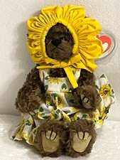 Vintage TY Susannah You Are My Sunshine Sunflower Bear Plush 8
