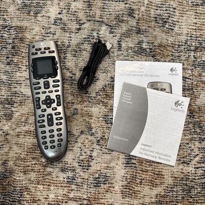 Logitech Harmony 650 - Universal Advanced Remote Control TESTED & WORKING