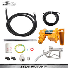 Fuel Transfer Pump w/ Particulate Filter DC 12V 20GPM Gasoline Diesel Kerosene