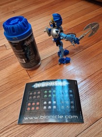 LEGO BIONICLE: Gali Nuva (8570)  100% Complete With Manual & Canister