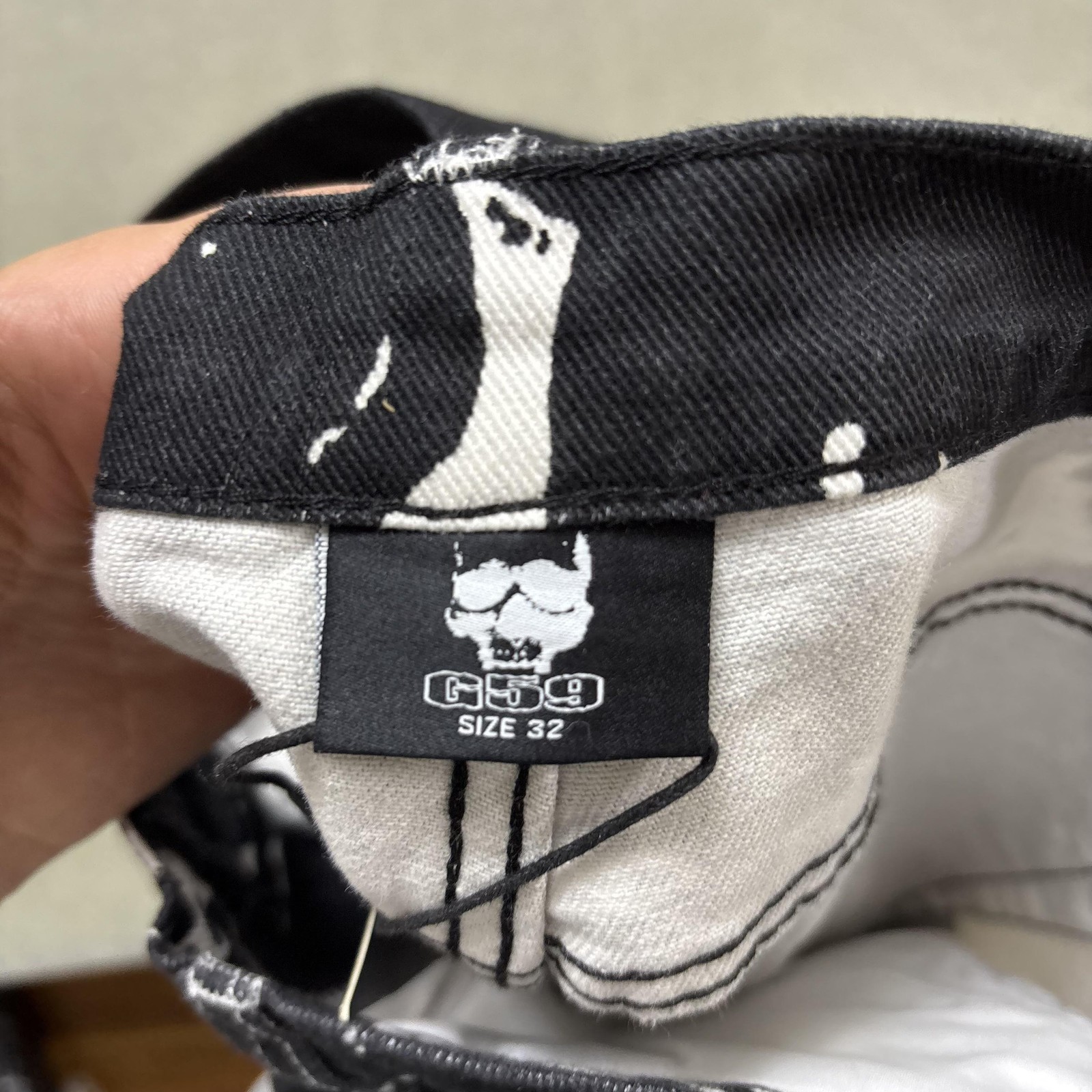 G59 Pants Mens 32x30 God Hates G59 Straight Leg Jeans Streetwear $uicideboy$