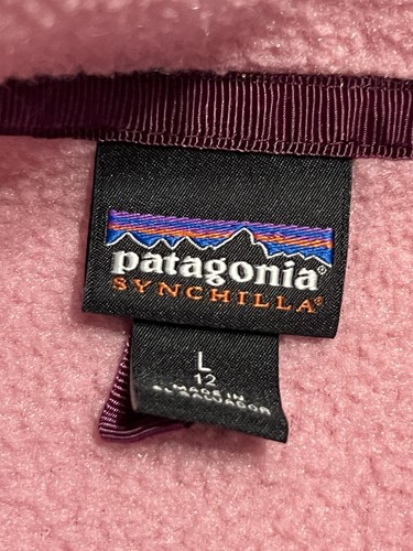 Girl’s Patagonia Lightweight Synchilla Snap-T Fleece PulloverSize L (12) - Picture 5 of 11