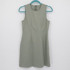 Everlane Sleeveless Mini Dress Women S Sage Green Mod Preppy Light Academia Boho