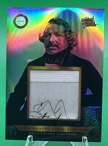 2025Pieces of the Past Inventors Edition Relic #546 Louis Jacques-Mande Daguerre