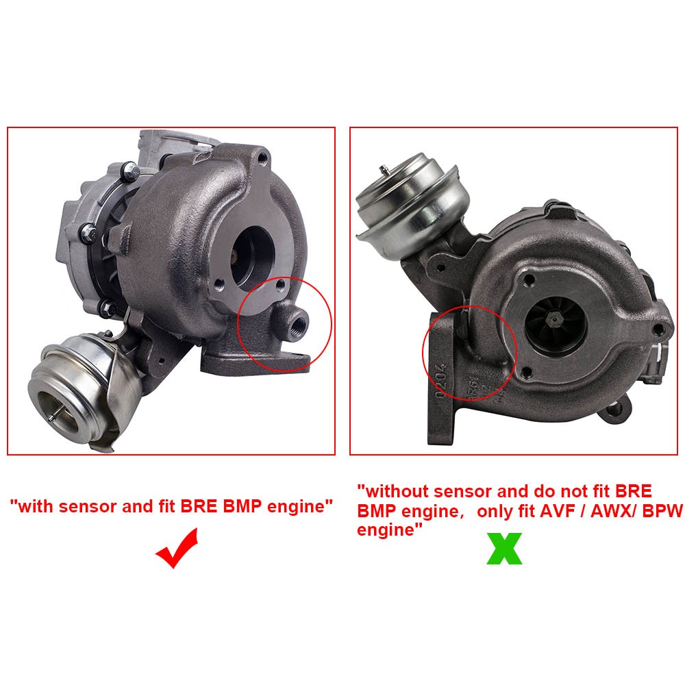 Turbocompresseur à géométrie variable pour bloc 2.0 TDI BRE - 2